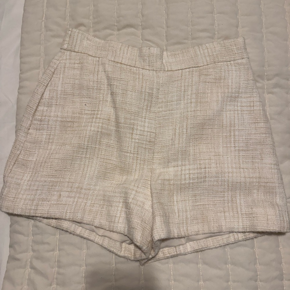 Abercrombie high waisted twead shorts